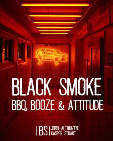 Cover of Black Smoke BBQ, booze & attitude